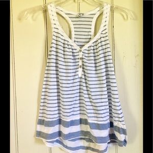 Adorable Splendid striped, racer back tank!